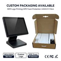 LIVERDOL TY-105 OEM ODM Fábrica Sistema POS Todo en Uno con Windows de 15 Pulgadas, Pantalla Táctil de Alto Brillo, Tecnología NFC para Uso Global