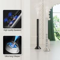 Diffuseur d'huiles essentielles électrique intelligent en alliage d'aluminium avec haut-parleur et système d'aromathérapie pour la maison et l'hôtel