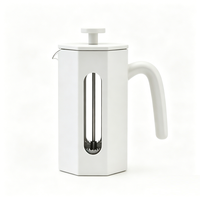 Cafetière à piston portable en acier inoxydable pour le camping, les voyages, le café en plein air, pot à café isolé, infuseur à thé