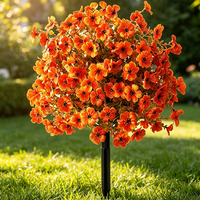 Kunstmatige moederbloemstok, nep bloemdecoratie voor huis, tuin, herfst, bruiloft, feest, groothandel, plastic bloemen, buitenlandschap