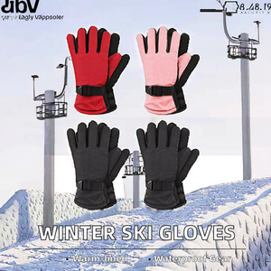 Guantes de Esquí Profesionales para Invierno, con Pantalla Táctil, Impermeables, Forro Polar de Poliéster, Dedos Completos, Unisex - Product Image 2