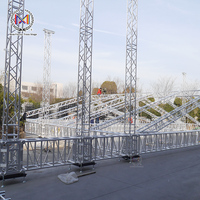 Estructura de Truss Resistente de 760*520mm para Escenarios y Conciertos, Truss de Aluminio con Tornillos Thomas Tomcat