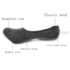 Chất Lượng Cao Thời Trang Bán Buôn Thiết Kế Mới Chất Lượng Thời Trang Đầy Màu Sắc Hữu Cơ Tre Người Đàn Ông Vớ Vô Hình - Product Image 6