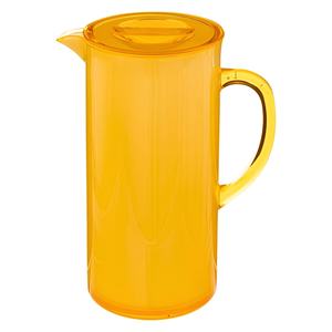 Jarra Cuadrada de Plástico Amarillo de 1.95 Litros - Product Image 1