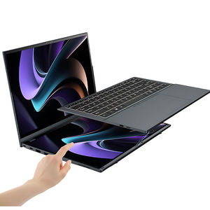 โน้ตบุ๊กจอคู่ปรับแต่งได้ DS14 120Hz จอแสดงผลคู่ แล็ปท็อป I7-1270P 12 คอร์ ระบบระบายความร้อนด้วยพัดลมคู่ <span class=keywords><strong>ราคา</strong></span>โรงงาน - Product Image 2