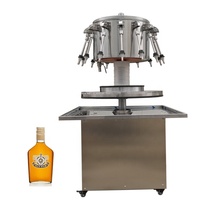 Machine de remplissage de siphon électrique rotatif semi-automatique à haute productivité pour boisson jus vin sauce soja eau minérale-Gear