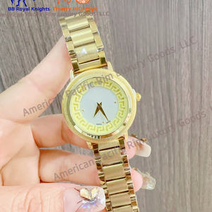 Montre pour femme de grande marque, 36 mm, or rose, diamants, montre-bracelet à quartz carrée - Product Image 5