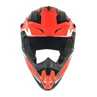 Casque de moto tout-terrain intégral de haute qualité, construction en ABS adapté à la moto tout-terrain/motocross, sécurité certifiée CCC