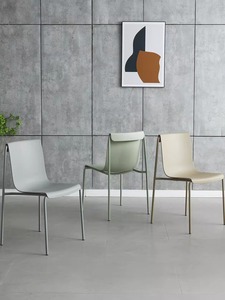 เก้าอี้เลานจ์แบบพกพาน้ำหนักเบาแบบเรียบง่ายทันสมัยสำหรับลานโรงแรมเก้าอี้พลาสติกกันน้ำสำหรับสวน - Product Image 5