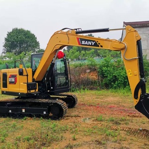 รถขุดตีนตะขาบ Sany SY75C สภาพใหม่ น้ำหนัก 7.5 ตัน เครื่องยนต์ Isuzu ปั๊มไฮดรอลิกและเกียร์บ็อกซ์ ระบบควบคุม PLC มอเตอร์ - Product Image 2