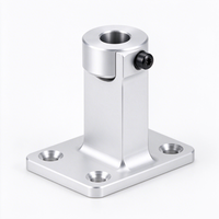 Support rotatif en aluminium usiné CNC sur mesure, articulation pivotante, fixation OEM, connexion mécanique réglable