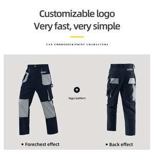 Pantalones <span class=keywords><strong>de</strong></span> <span class=keywords><strong>trabajo</strong></span> duraderos para hombre Pantalones <span class=keywords><strong>de</strong></span> carga <span class=keywords><strong>de</strong></span> <span class=keywords><strong>trabajo</strong></span> personalizados Pantalones <span class=keywords><strong>de</strong></span> <span class=keywords><strong>trabajo</strong></span> <span class=keywords><strong>de</strong></span> transferencia <span class=keywords><strong>de</strong></span> calor en relieve duraderos con múltiples bolsillos - Product Image 5