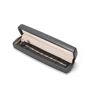 Caja de Embalaje para Collares y Anillos FANXI, Cajas de Joyería de Microfibra, Caja de Embalaje de Joyería de Cuero Personalizada con Logotipo - Product Image 6