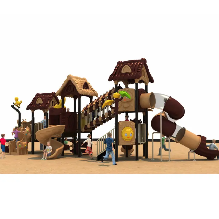 Tube Play Set Custom New Large Plastic Slide Children Toys Games Kids Outdoor Playground Equipment