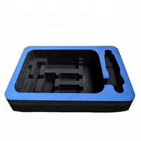 Insert en mousse de polyuréthane (PU) de forme personnalisée pour emballage, film protecteur pour boîte à outils, 18-40 kg/m³, antichoc, QLD Chine, 3-5 jours ouvrables