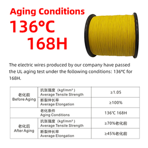 Cavo Elettrico Personalizzato UL1007-1 10 <span class=keywords><strong>12</strong></span> 14 AWG con Isolamento in PVC, Rame Stagnato Intrecciato, 300V AC, Rotolo Singolo da 100m, Conforme ROHS - Product Image 4