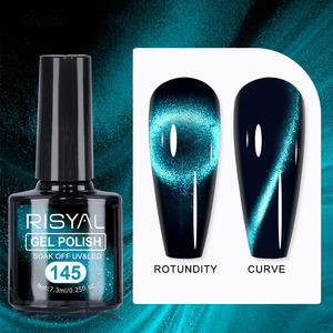ยาทาเล็บเจล Cat Eye UV ขนาด 7.3 มล. ปลอดสารพิษ พร้อมเอฟเฟกต์แม่เหล็ก ใช้กับหลอดไฟ LED สำหรับทำเล็บมือแบบมืออาชีพ ชุดอุปกรณ์ทำเล็บ - Product Image 4
