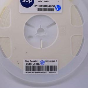 Bulk Discount RR1608 0603L2R7JT 0603 1608 Resistors Chip Resistors SMD Resistors 2.7ohm 5% 1/10W Thick Film Resistor - Product Image 1