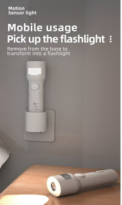 Lampe à détecteur <span class=keywords><strong>de</strong></span> corps humain créative à <span class=keywords><strong>LED</strong></span> Lampe <span class=keywords><strong>de</strong></span> poche simple pour la chambre à coucher Détecteur <span class=keywords><strong>de</strong></span> <span class=keywords><strong>mouvement</strong></span> Lampe <span class=keywords><strong>de</strong></span> nuit électrique à chargement par torche - Product Image 6