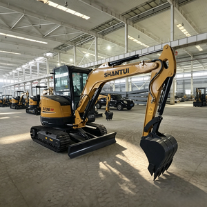 SE36 Mini-Raupenbagger mit nicht markierenden Gummiketten, geräumiger, geschlossener Kabine für Obstgarten-Landräumung, Gewächshaus-Abbruch, Landwirtschaft - Product Image 3