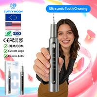 Kit de Blanchiment Dentaire Électrique CURVY MOON pour Usage Domestique – Éliminateur de Plaque et de Tartre Sonique – Nettoyeur Dentaire