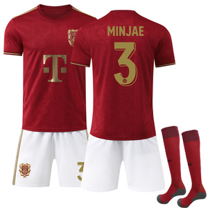 Maillot de football Bayern 125e anniversaire édition 2526, ensembles de football n°9 Kane 6 <span class=keywords><strong>Kimmich</strong></span>, manches courtes, maille, été, commerce extérieur - Product Image 5