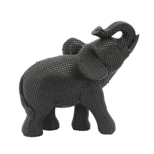 Statuetta decorativa di elefante in resina per la casa, l'ufficio, la scrivania, il soggiorno, la decorazione delle mensole - Product Image 3