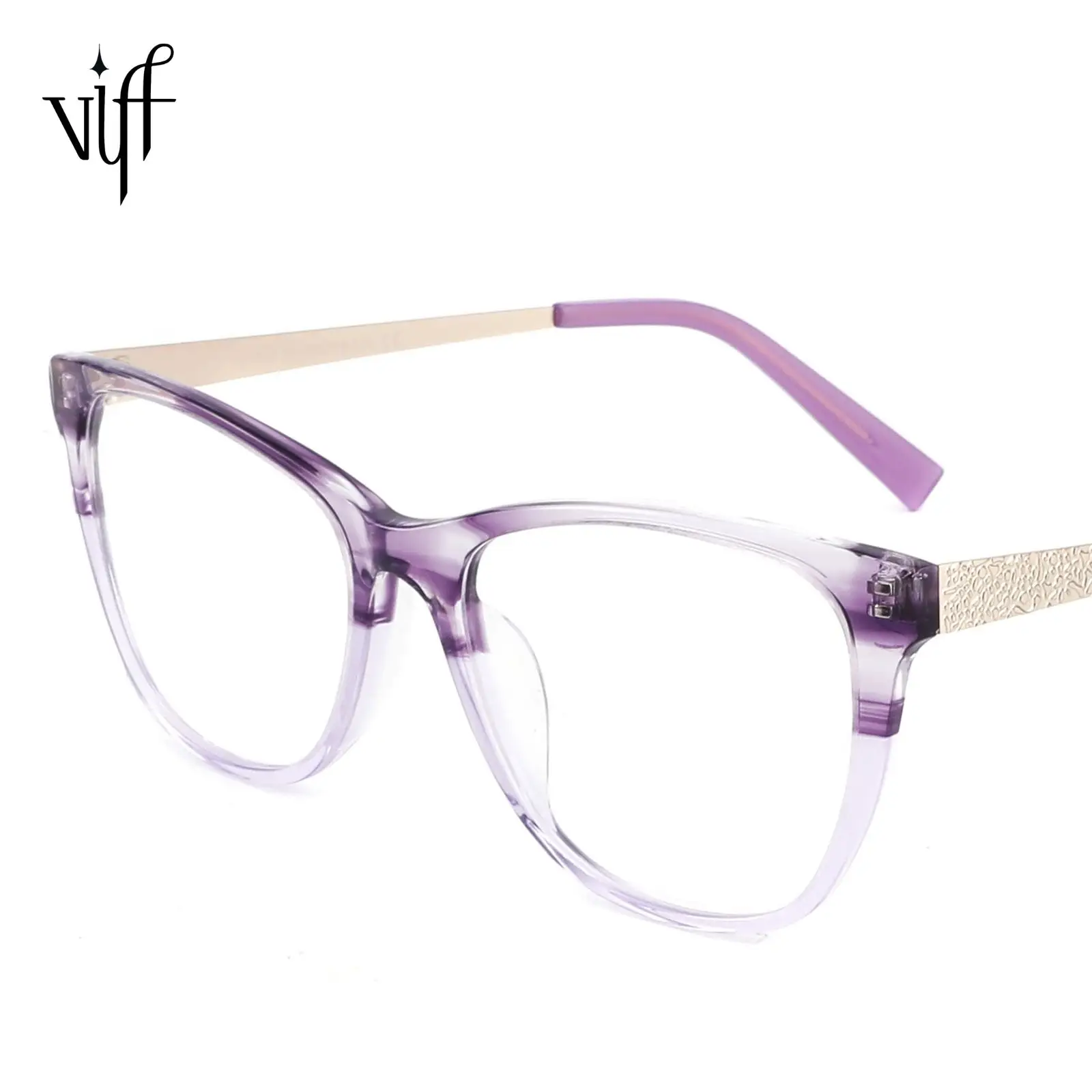 VIFF HA1027 Factory Price Latest Stylish Men Women Acetate Frame Degree Of Glasses Adjustable Fancy Frames Reading Glasses