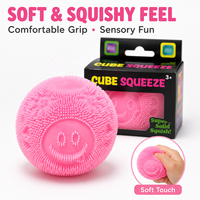 Nouveau produit : Boîte à boules moelleuses, facile à presser, texture douce et rebondissante, jouet relaxant anti-stress pour les enfants de 5 à 7 ans