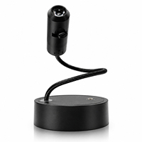 Lampe de projection planétaire à col de cygne flexible à 360°, rechargeable par USB, avec contrôle tactile, projecteur LED à intensité variable, veilleuse décorative pour chambre à coucher