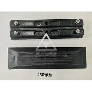 Kualitas Tinggi Impor Bantalan Karet Rantai 450 Mm 450B Baut Tipe untuk Excavator Bagian Bawah Mobil Rubber <span class=keywords><strong>Track</strong></span> <span class=keywords><strong>Pad</strong></span> - Product Image 4