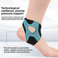 Protection Professionnelle de la Cheville pour les Sports, Sangle de Cheville Respirante en Néoprène, Compression Élastique, Fixation Articulaire pour le Fitness