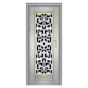 Porta in Acciaio Inox <span class=keywords><strong>di</strong></span> Alta Qualità con Design a Griglia <span class=keywords><strong>di</strong></span> <span class=keywords><strong>Sicurezza</strong></span> <span class=keywords><strong>per</strong></span> Uso Residenziale in Malesia - Product Image 1
