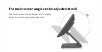 Hardware POS de buena calidad, con pantalla táctil digital y terminal POS base plegable, para Windows o Android, ya sea en el momento de la llegada
