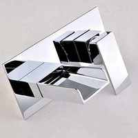 Mitigeur de robinets allemands en laiton mitigeur lavabo cascade robinet de baignoire eau froide robinet mural