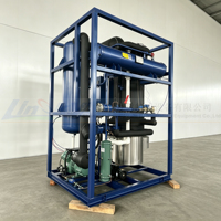 Machine à glace en tubes de 5000 kg, refroidie par eau, fiable et durable, pour la chaîne du froid