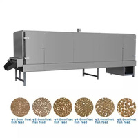 Machine de production automatique de granulés d'aliments pour poissons en acier inoxydable, fabricant d'usine