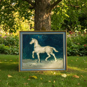 Reproducción a Nivel de Colección de Museo del Cuadro 'Caballo' de Vincent <span class=keywords><strong>Van</strong></span> Gogh, Impresionista, Ecológico, de Alta Definición, Resistente a los Rayos UV, <span class=keywords><strong>para</strong></span> Interiores - Product Image 1