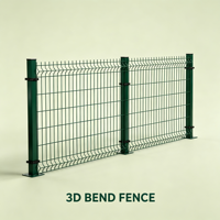 Clôture de jardin galvanisée en treillis soudé triangulaire incurvé 3D, 1,8 m, pour la sécurité des patios et jardins - Vente en gros à prix réduit