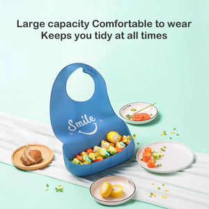 Le plus grand tablier réglable en <span class=keywords><strong>silicone</strong></span> imperméable pour <span class=keywords><strong>adulte</strong></span> <span class=keywords><strong>bavoir</strong></span> lavable pour <span class=keywords><strong>adulte</strong></span> avec attrape-miettes pour personnes âgées - Product Image 6