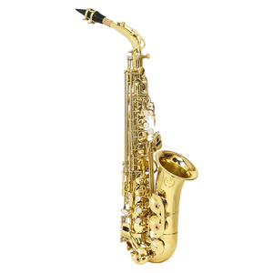 Sassofono Contralto Dorato MBAT in Mib, <span class=keywords><strong>Strumento</strong></span> <span class=keywords><strong>Musicale</strong></span> Artigianale in Ottone, Vendita all'Ingrosso OEM ODM, Economico con Custodia - Product Image 3