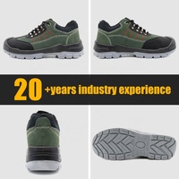 Chaussures de sécurité Tiger Master en microfibre et daim, avec embout en acier, anti-perforation, antistatiques, résistantes à l'huile et antidérapantes pour hommes