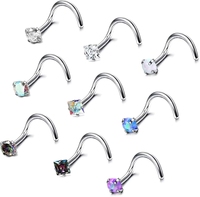 G23 Titan Nasenstecker Ring Edelstahl Körperschmuck für Frauen Großhandel