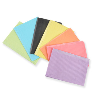 125 pièces de tapis de table à ongles jetables double couche, sans poussière, colorés, avec tampon en coton - Product Image 6