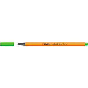 STABILO - FINELINER POINT 88 VERDE FLUORESCENTE - Product Image 1