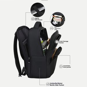 Hot Sell Custom Logo Men's Business Waterproof Luxury Oxford with USB Designer <b>Backpack</b> <b>Laptop</b> Bag Travel Back Pack Mochila - Product Image 2