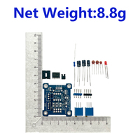 Kit de Placa Generadora de Pulsos NE555 al por Mayor, Módulo de Onda Cuadrada 555 con Indicador LED, Frecuencia y Ciclo de Trabajo Ajustables