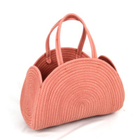 Panier pliable en corde de coton Panier de rangement pour organisateur de couches pour bébé Nursery