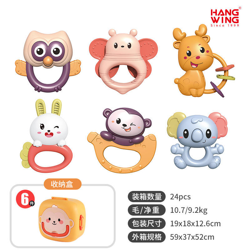 Ensemble de 6 pièces en caoutchouc souple-boîte de rangement pour cartes anglaises