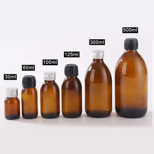 Flacon pompe en verre pour Spray liquide buccal, stockage de 300ml, 500ml, 16oz, récipients de pulvérisation, couvercle à vis